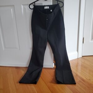Babaton Black Boot-Cut Dress Pants